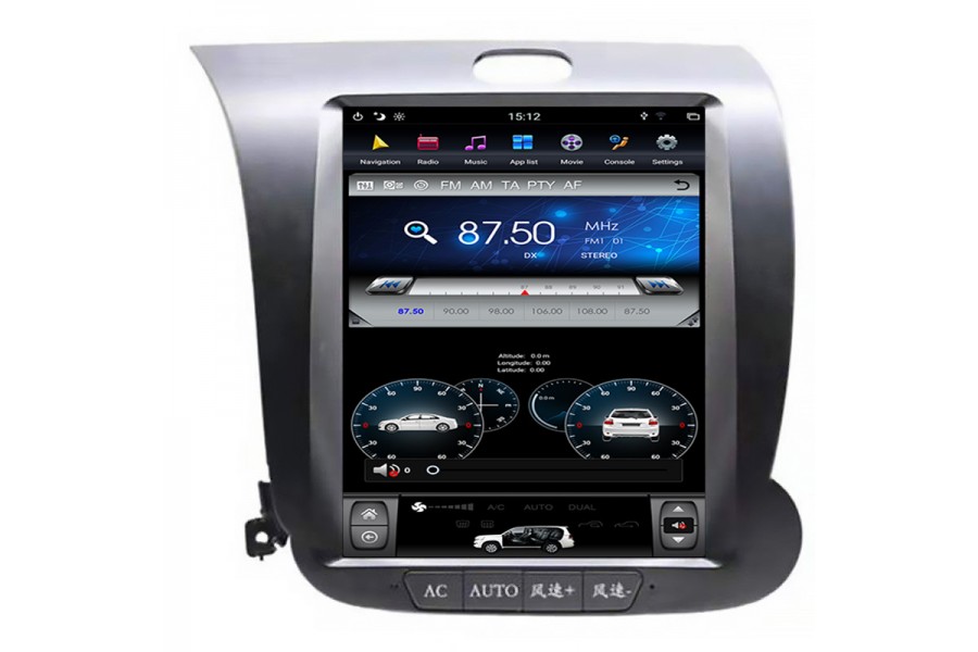 Kia K3 2013 Tesla style 10.4 inch Android Car DVD Player 